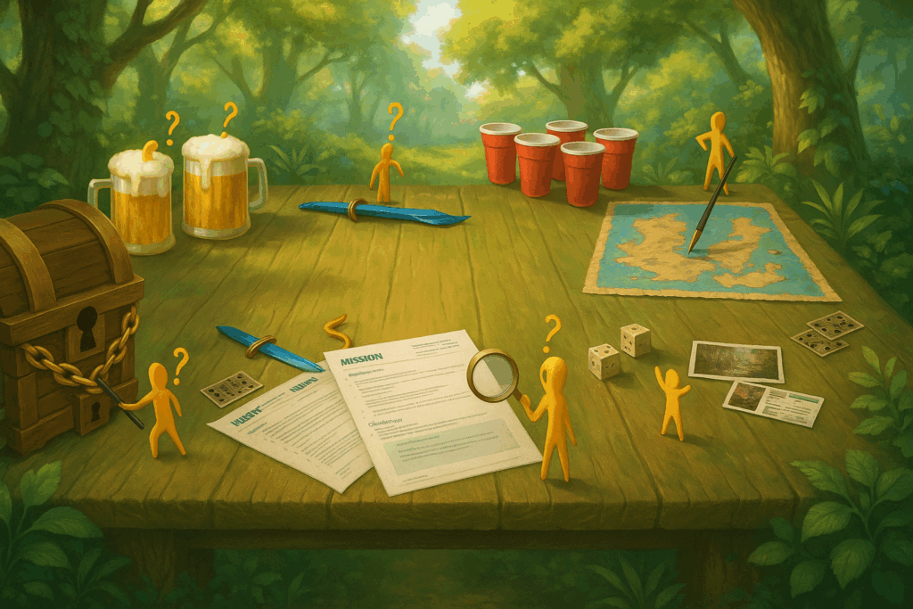 Image header de Diversi0n, une agence événementielle proposant des murder party, des jeu xde rôles, des huis clos, et des soirées enquêtes à la maison