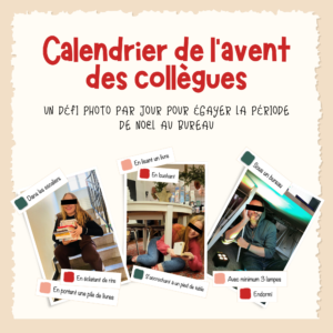 Calendrier de l'avent entre collègues