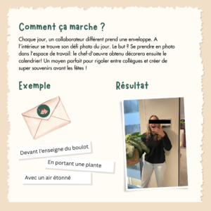 Calendrier de l’avent entre collègues