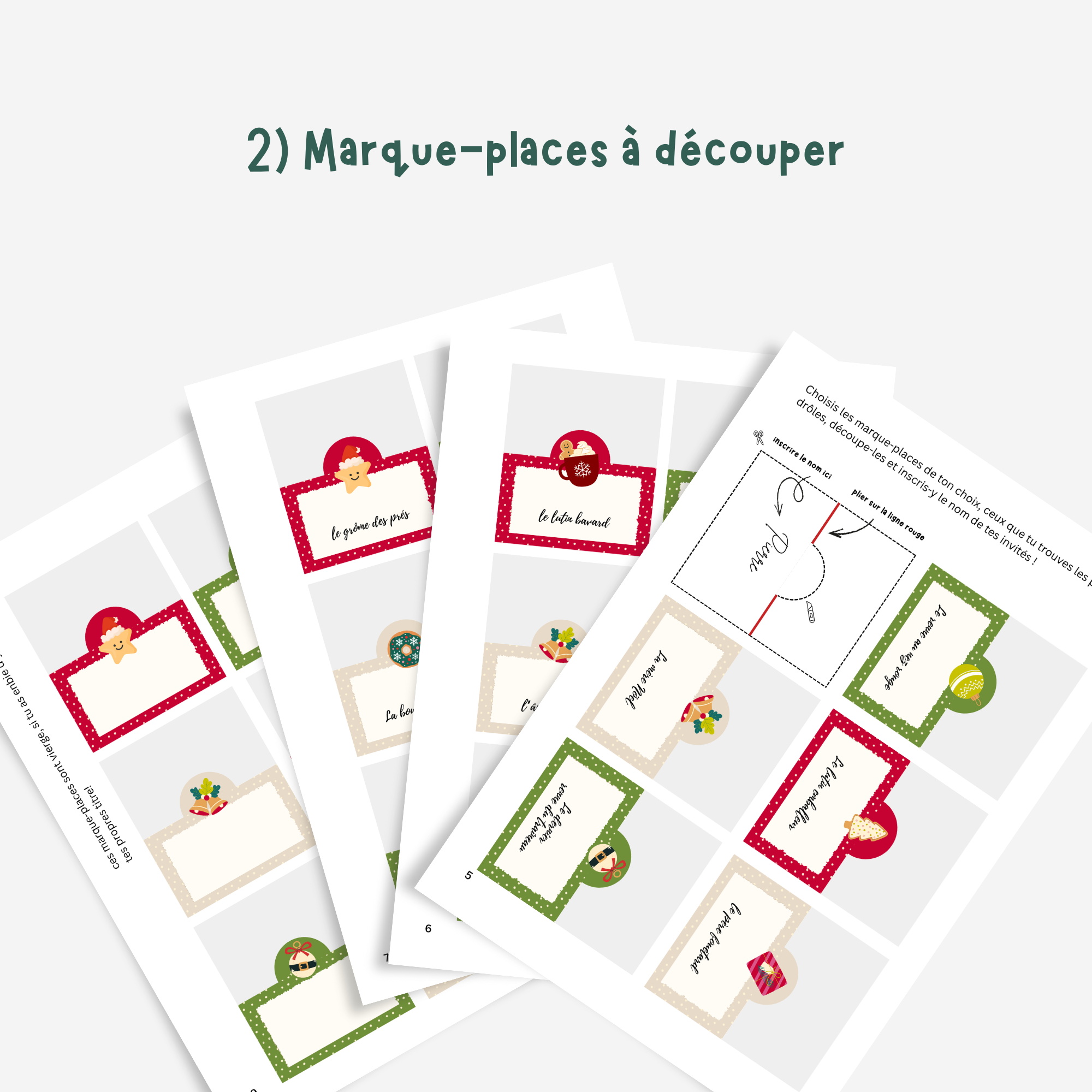 Kit d'animations pour Noël! Concours, Marque-places et Fortune cookie – Image 5